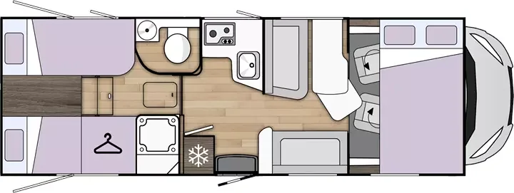 Kamper 4 osobowy Benimar Sport 363