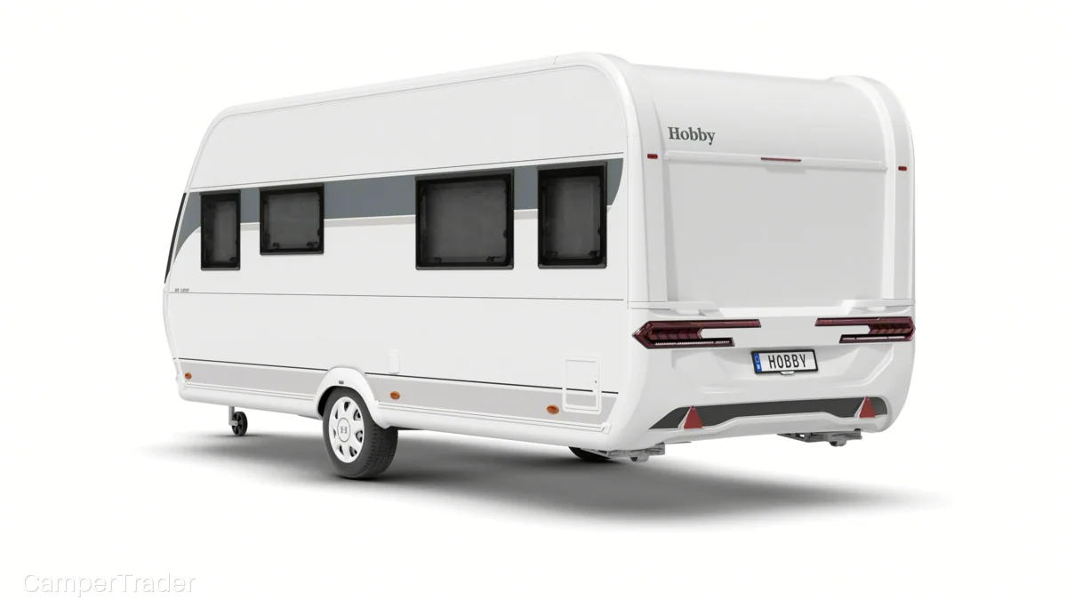 Przyczepa 4 osoowa Hobby De Luxe 495 WFB 2026